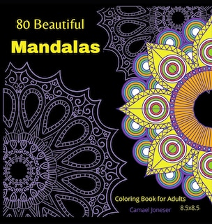 Front cover_80 Beautiful MandalasColoring book for Adults