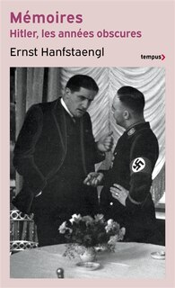 Front cover_Hitler, les années obscures