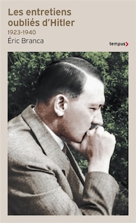 Front cover_Les entretiens oubliés d'Hitler 1923-1940