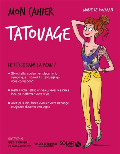 Front cover_Mon cahier tatouage : le style dans la peau !