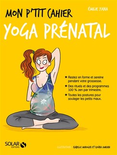 Front cover_Mon p'tit cahier yoga prénatal