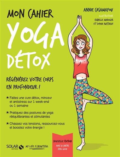 Front cover_Mon cahier détox yoga : régénérez votre corps en profondeur !