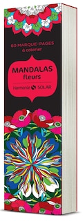 Couverture_Mandalas : fleurs : 60 marque-pages &agrave; colorier