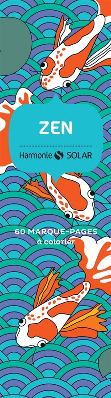 Couverture_Zen : 60 marque-pages à colorier