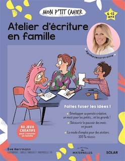Front cover_Mon p'tit cahier atelier d'écriture en famille