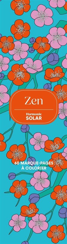 Couverture_Zen : 60 marque-pages à colorier