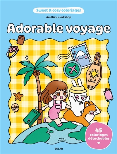 Couverture_Adorable voyage - sweet and cosy coloriage