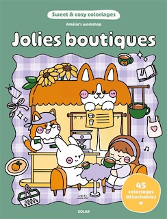 Couverture_Jolies boutiques - sweet and cosy coloriage
