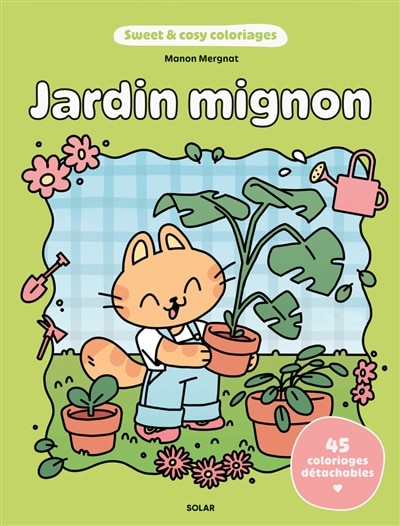 Front cover_Jardin mignon - sweet and cosy coloriage