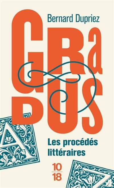 Couverture_Gradus, les procédés littéraires : dictionnaire