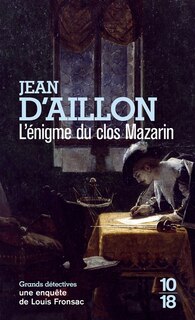 Front cover_L' énigme du clos Mazarin
