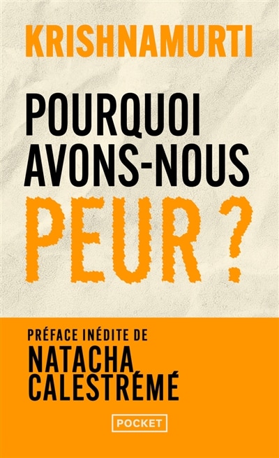 Front cover_Pourquoi avons-nous peur ?