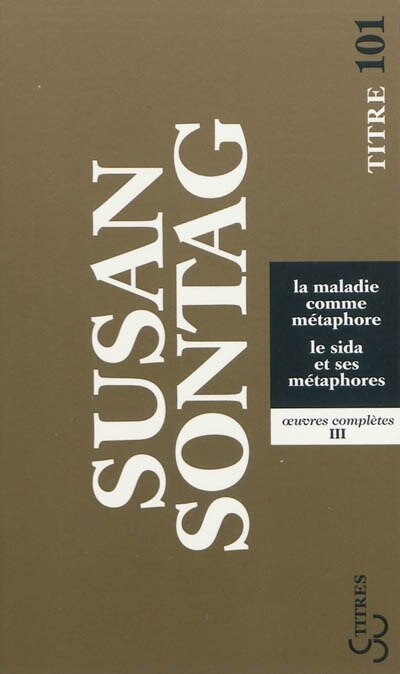 Front cover_La maladie comme métaphore ; Le sida et ses métaphores