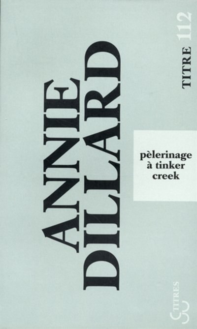 Front cover_Pèlerinage à Tinker Creek