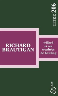 Front cover_Willard et ses trophées de bowling