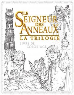 Front cover_Le seigneur des anneaux : la trilogie : livre de coloriage