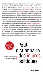 Couverture_Petit dictionnaire des injures politiques
