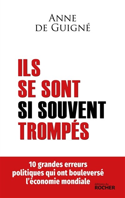 Front cover_Ils se sont si souvent trompés