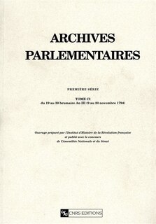 Front cover_Du 19 au 30 brumaire an III (9 au 20 novembre 1794)