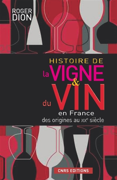 Front cover_Histoire de la vigne et du vin en France
