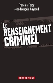 Front cover_Le Renseignement criminel