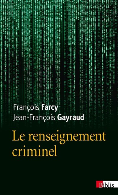 Front cover_Le renseignement criminel