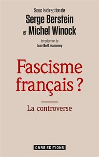 Front cover_Fascisme français ?