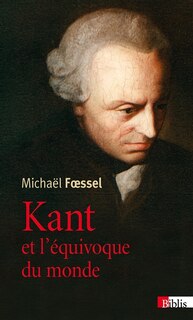 Front cover_Kant et l'équivoque du monde