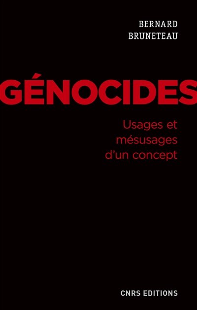 Front cover_Génocides : usages et mésusages d'un concept