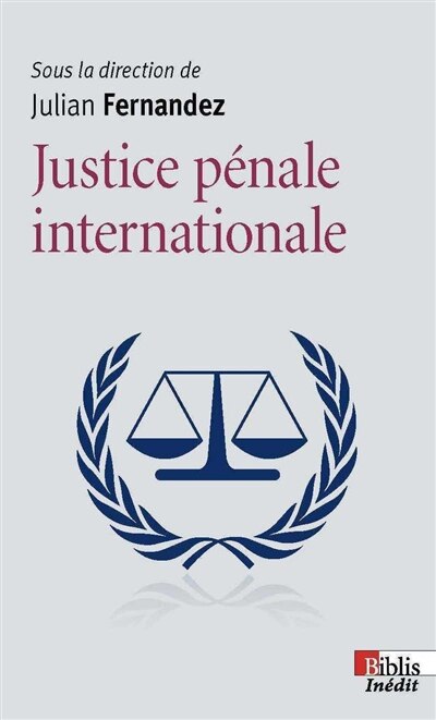 Front cover_Justice p&eacute;nale internationale