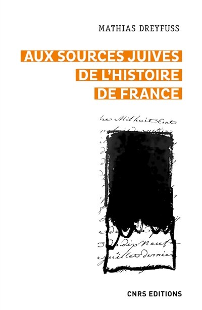 Front cover_Aux sources juives de l'histoire de France