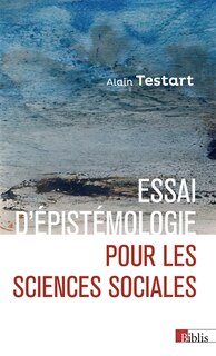 Couverture_Essai d'épistémologie pour les sciences sociales
