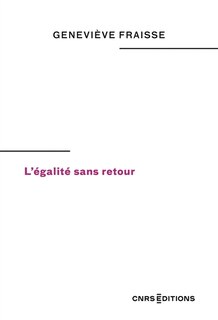 Front cover_L'égalité sans retour