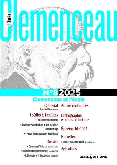 Front cover_L' année Clemenceau, n°8. Clemenceau et l'école