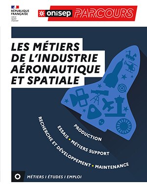 Front cover_Les métiers de l'industrie aéronautique et spatiale