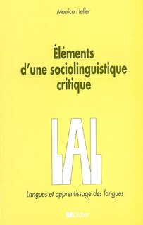 Front cover_Eléments d'une sociolinguistique critique