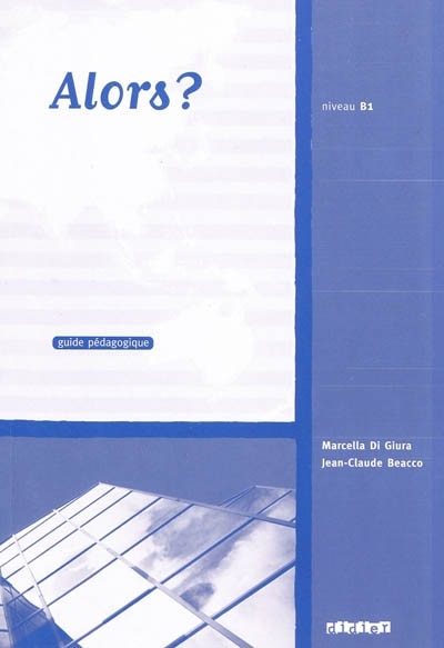 Front cover_Alors ? niveau B1