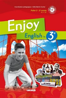 Couverture_Enjoy english in 3e : palier 2, 2e année, A2-B1