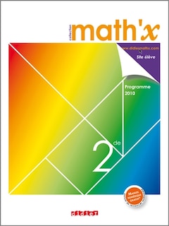 Math'x 2de: programme 2010