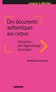 Couverture_Des documents authentiques aux corpus