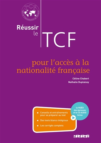Front cover_Réussir le TCF pour l'accès à la nationalité française