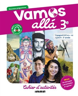 Front cover_Vamos alla 3e, espagnol LV2 A1+-A2, cycle 4, 3e année : cahier d'activités : nouveau programme