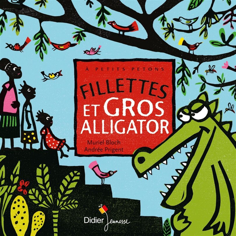Couverture_Fillettes et gros alligator