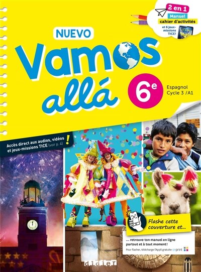Front cover_Nuevo Vamos alla 6e : espagnol cycle 3-A1 : manuel, cahier d'activités