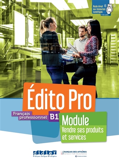 Couverture_Edito pro, français professionnel, B1