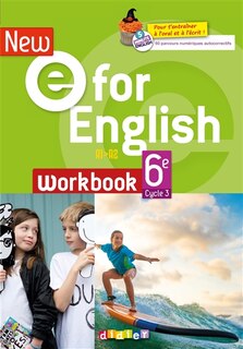 Couverture_New E for English 6e, cycle 3, A1-A2
