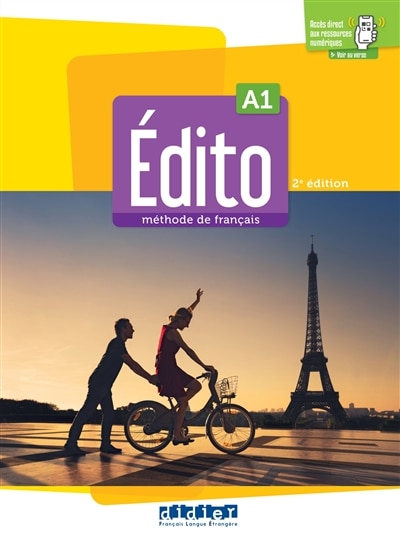 Front cover_Edito, méthode de français, A1