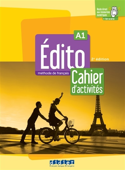 Couverture_Edito, méthode de français A1