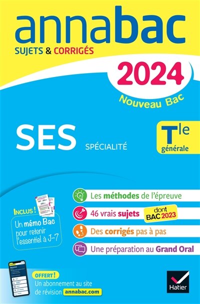 Couverture_SES spécialité, terminale générale
