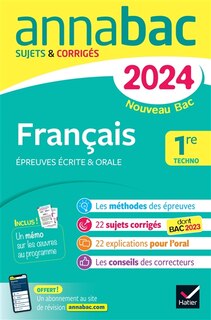 Front cover_Français 1re techno